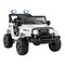 12V Kids Ride on Truck Car with Remote Control Threaded Wheels and 3 Speeds-White